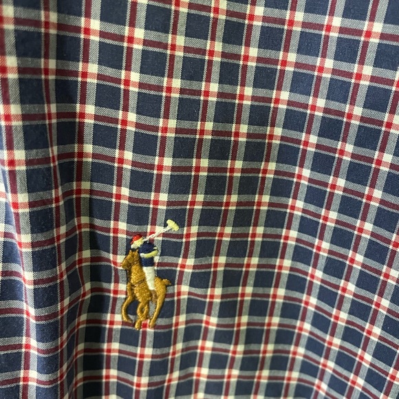 Ralph Lauren long sleeve plaid casual shirt - Picture 3 of 6